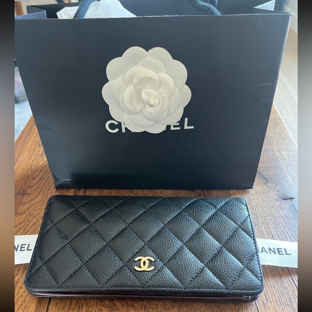 Chanel Caviar Quilted Wallet